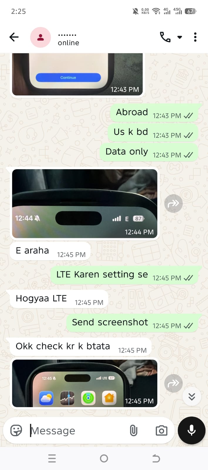 Customer review screenshot