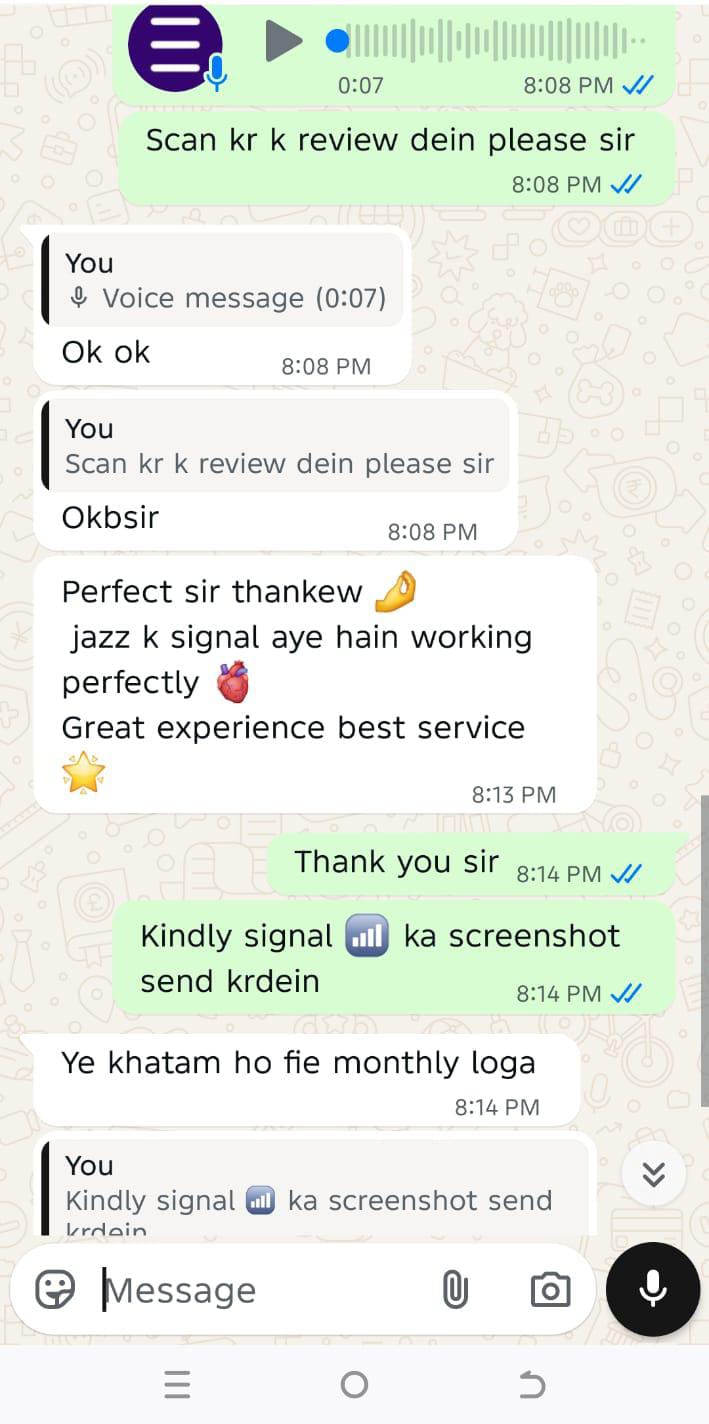 Customer review screenshot